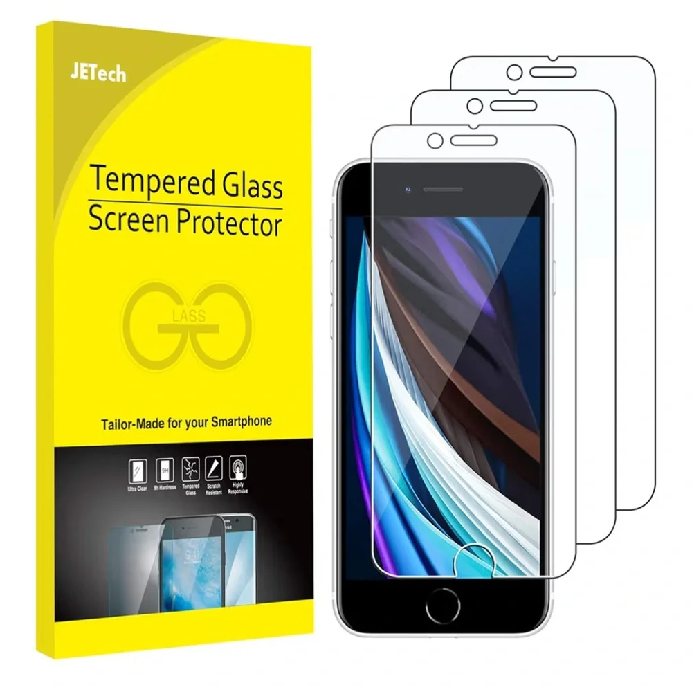 Tempered Glass Screen Protector for Smartphones - Clear IPhone SE